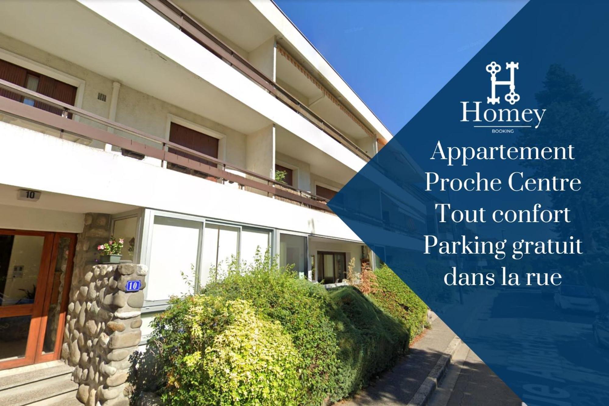 Homey Tidy - New / Proche Centre Annecy / Parking Gratuit / Logement Entierement Equipe Exterior foto